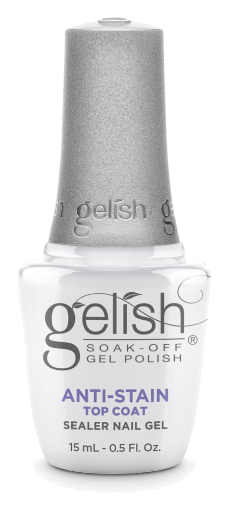 Gelish Anti-Stain Top Coat, 15 mL