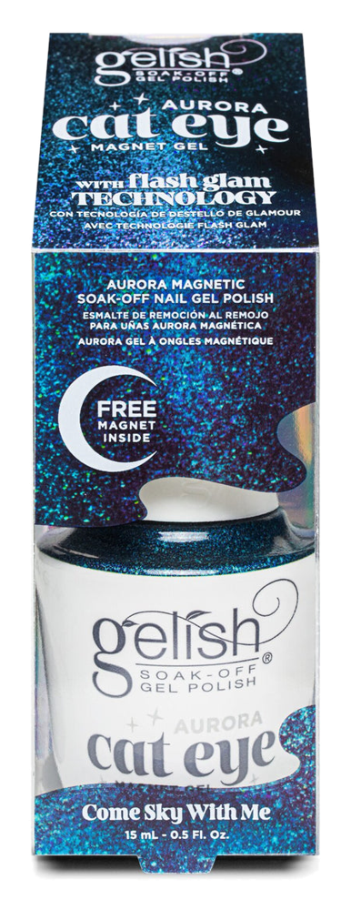 Gelish Aurora Cat Eye Come Sky With Me Magnet Gel, 15 mL