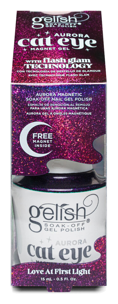 Gelish Aurora Cat Eye Love At First Sight Magnet Gel, 15 mL
