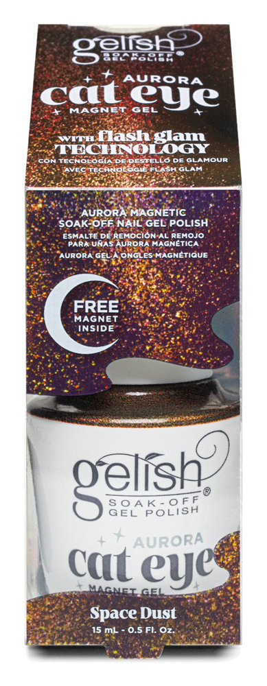 Gelish Aurora Cat Eye Space Dust Magnet Gel, 15 mL