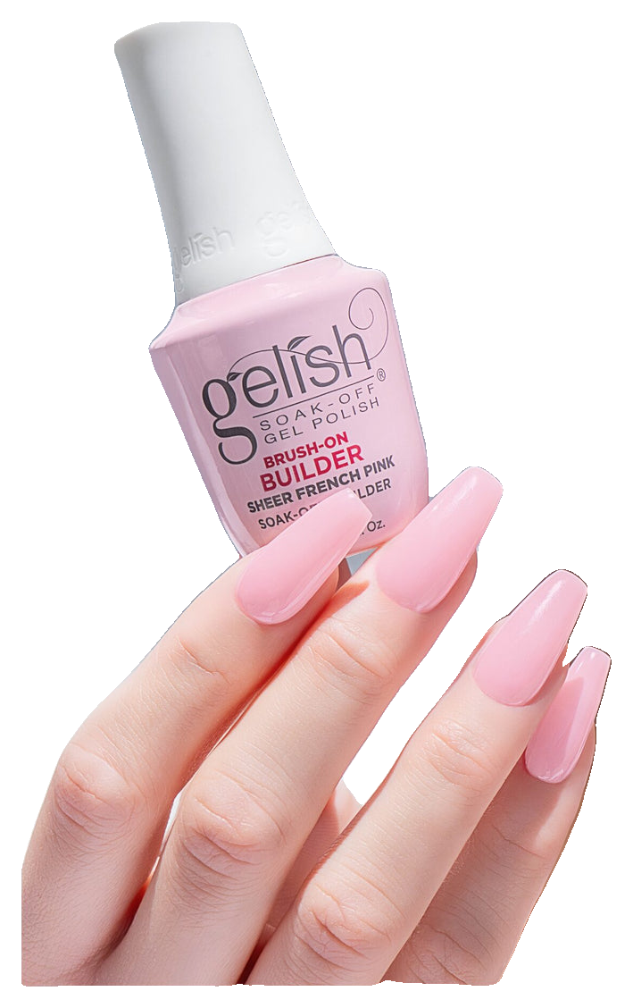 Gelish Brush-On Builder Sheer French Pink, 0.5 fl. oz. (4)