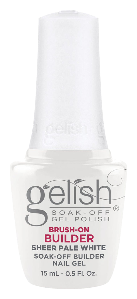 Gelish Brush-On Builder Sheer Pale White, 0.5 fl. oz.