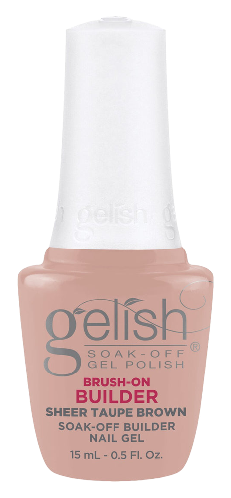 Gelish Brush-On Builder Sheer Taupe Brown, 0.5 fl. oz.