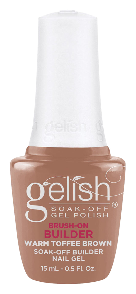 Gelish Brush-On Builder Warm Toffee Brown, 0.5 fl. oz.