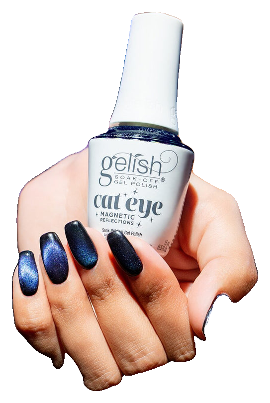 Gelish Cat Eye Magnetic Reflections Blue Eclipse Magnet Gel Polish, 0.5 fl oz. (5)