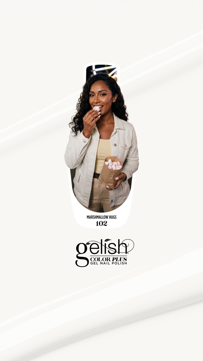 Marshmallow Hugs — Gelish Color Plus
