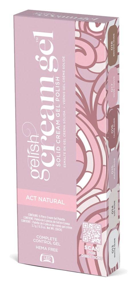 Gelish Cream Gel 6pc Palette - Act Natural