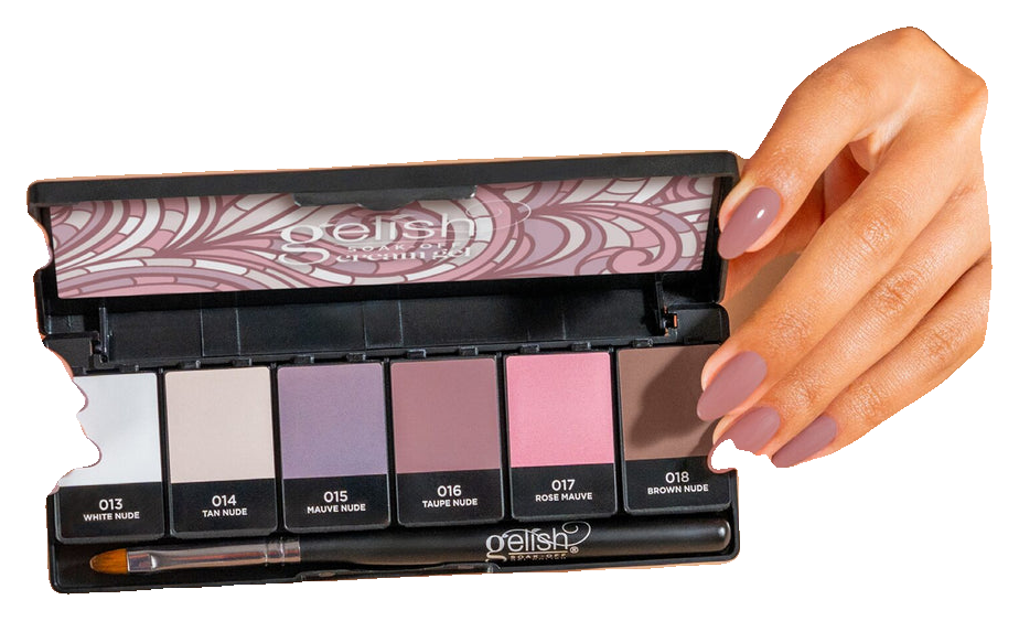 Gelish Cream Gel 6pc Palette - Act Natural (4)