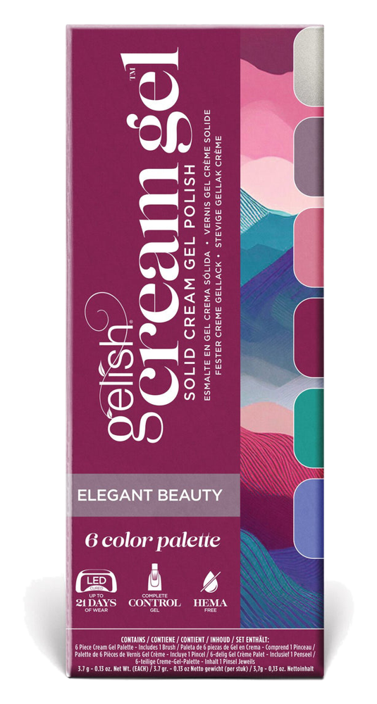 Gelish Cream Gel 6PC Palette - Elegant Beauty