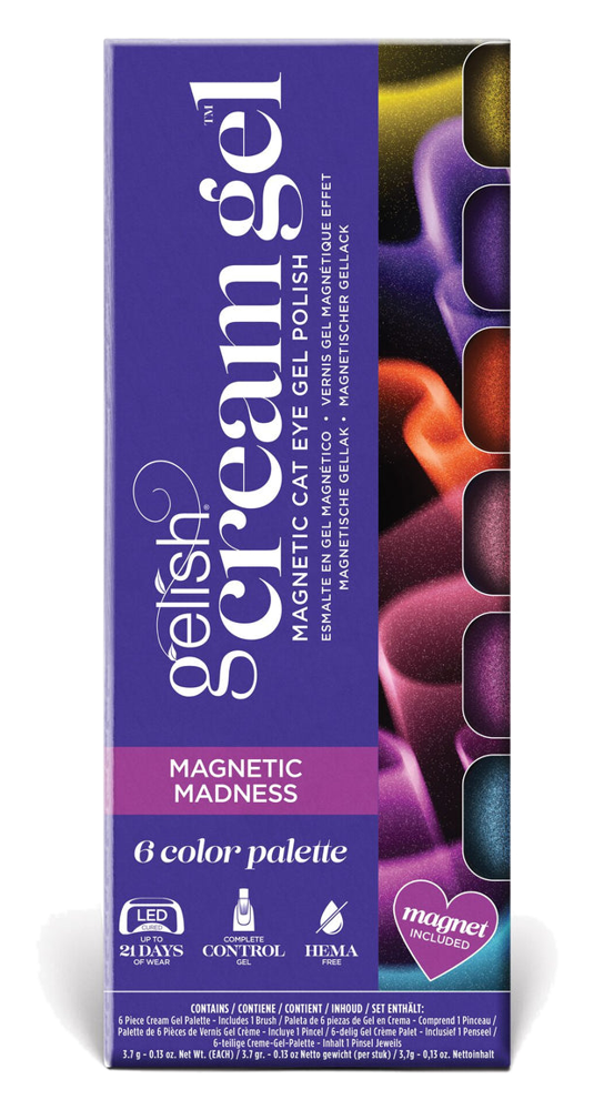 Gelish Cream Gel 6PC Palette - Magnetic Madness