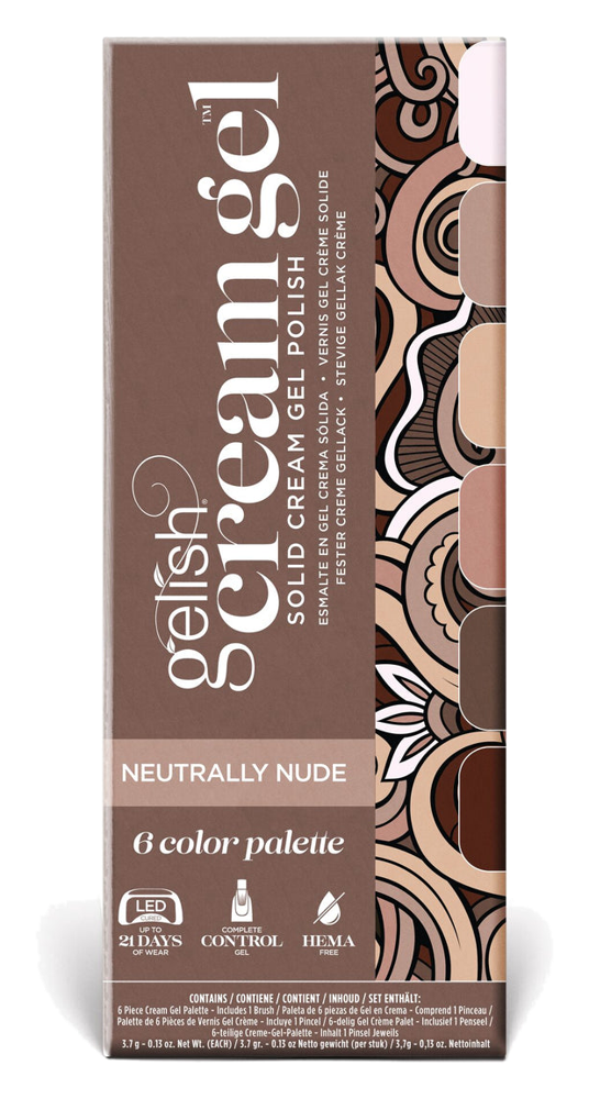 Gelish Cream Gel 6PC Palette - Neutrally Nude