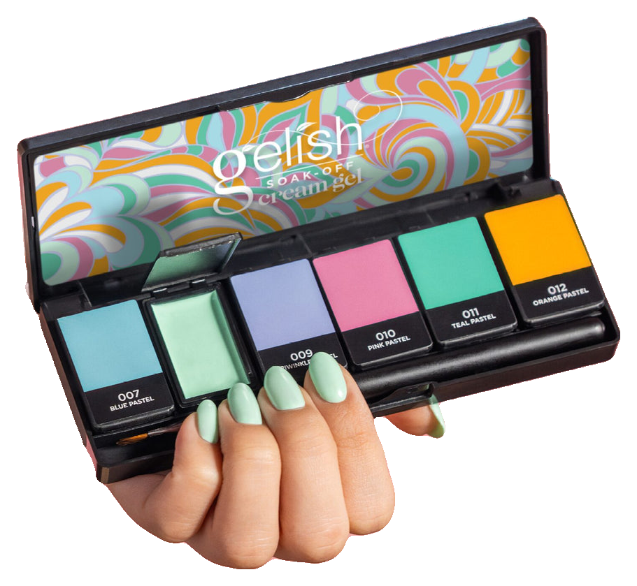 Gelish Cream Gel 6pc Palette - Pretty Pastels (4)