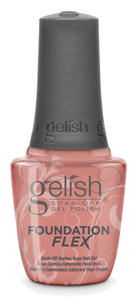Gelish Foundation Flex Soak-Off Rubber Base Nail Gel - Cover Beige, 0.5 fl oz.