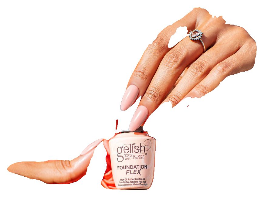 Gelish Foundation Flex Soak-Off Rubber Base Nail Gel - Cover Beige, 0.5 fl oz. (5)
