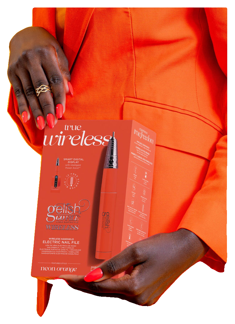 Gelish Go File Wireless Neon Orange (5)
