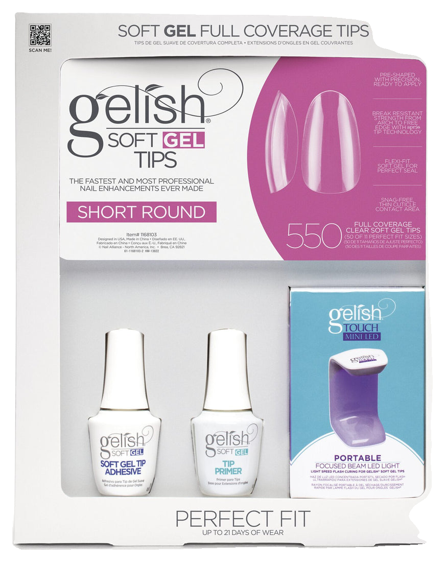 Gelish Soft Gel™ Kit Short Round (550CT)
