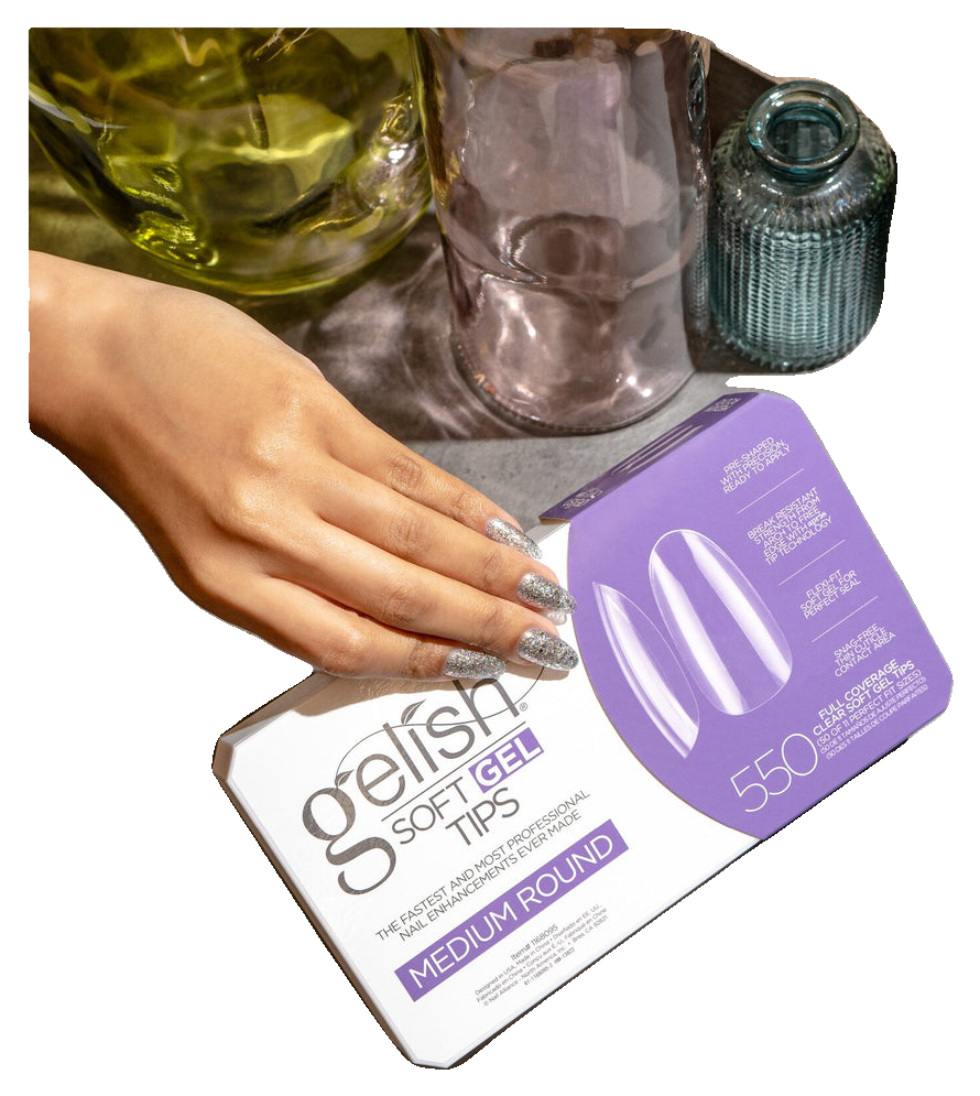Gelish Soft Gel™ Medium Round Tips (550CT) (5)