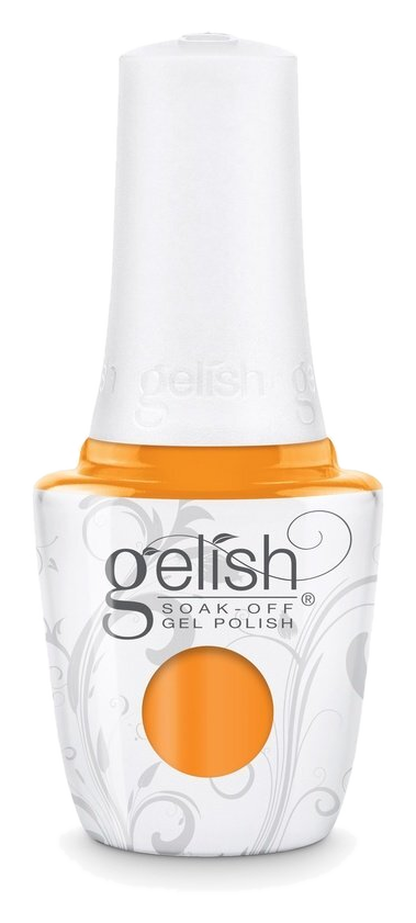 You've Got Tan-gerine Lines — Gelish Gel Polish – You've Got Tan-gerine Lines | Bright Neon Orange Crème | Soak Off 15ml | 21 Days