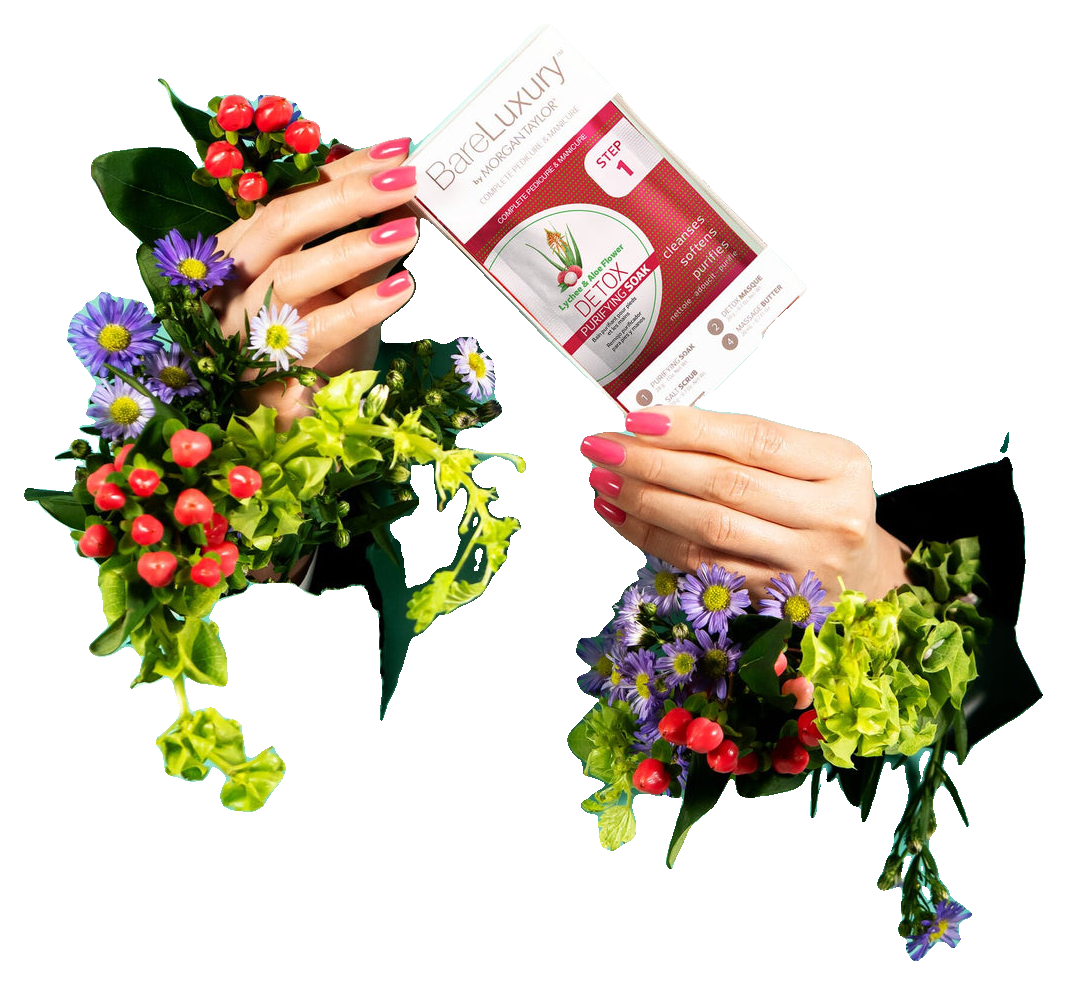 Morgan Taylor BareLuxury Lychee & Aloe Flower 4PK (5)