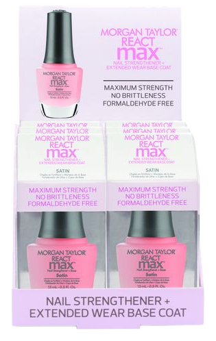 Morgan Taylor Nail Lacquer - Reactmax Satin 6pc Display - 3431101