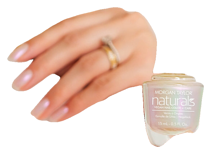 Morgan Taylor Naturals Moondust Pearl Vegan Nail Color, 15mL (3)