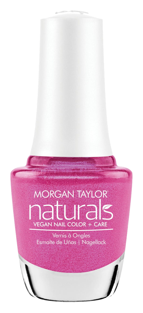 Morgan Taylor Naturals Permanent Pink Vegan Nail Color, 15mL