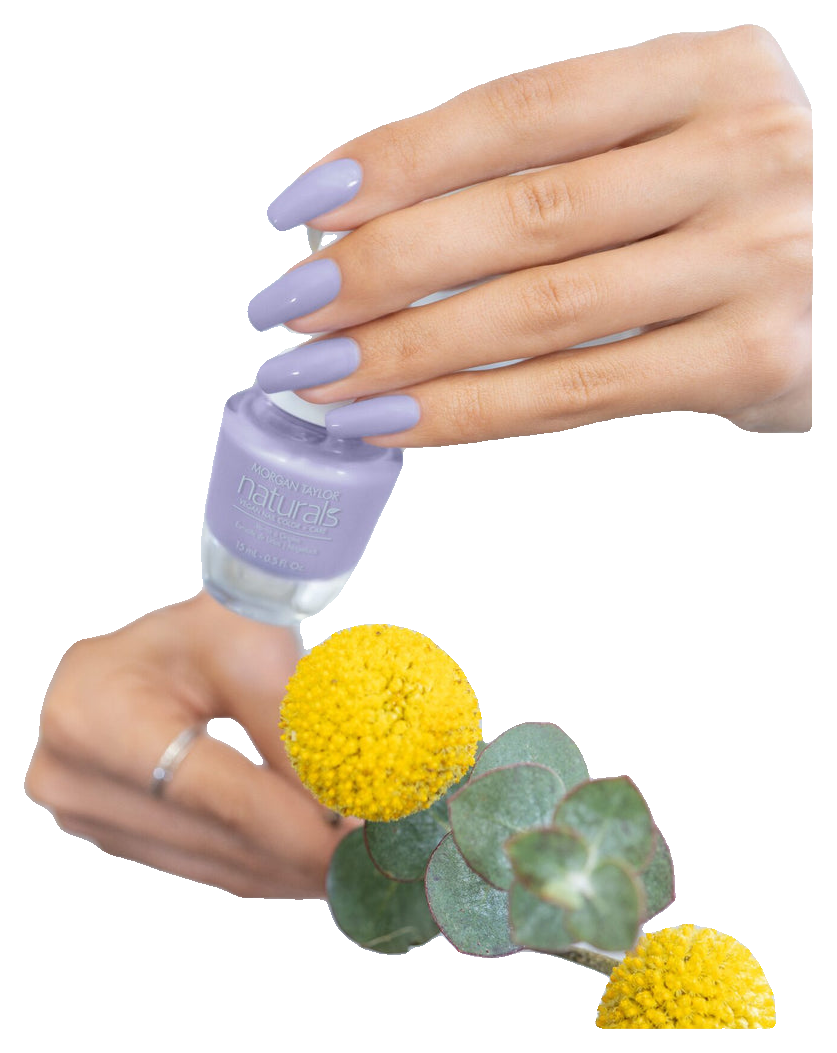 Morgan Taylor Naturals Raining Petals Vegan Nail Color, 15mL (3)