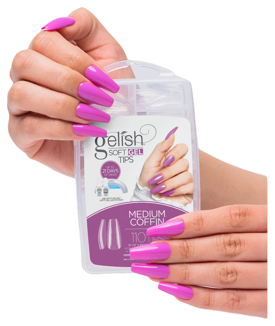 Soft Gel™ TIPS - MEDIUM COFFIN 110CT (4)