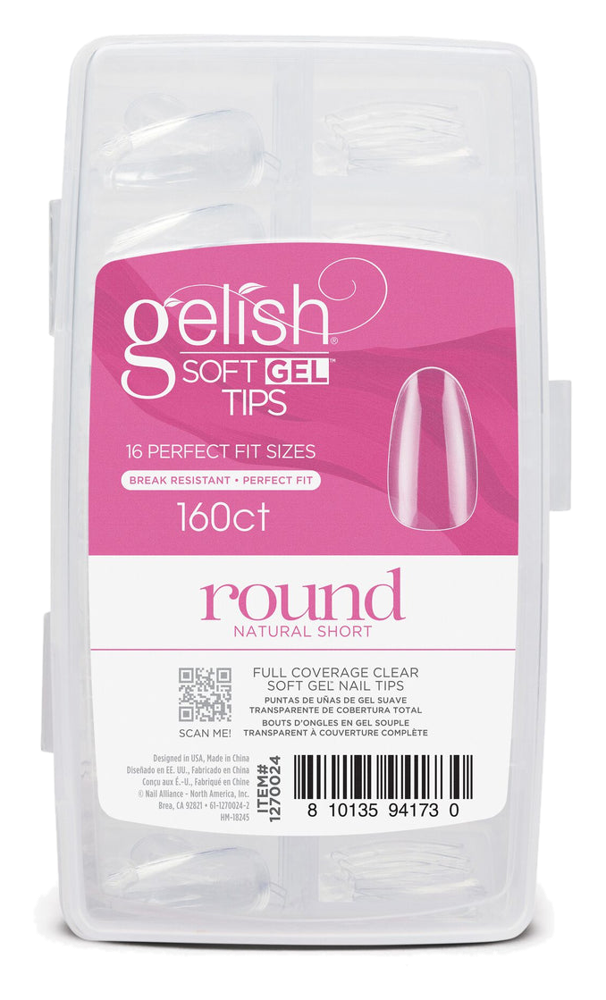 Soft Gel™ Tips - Short Round 160CT