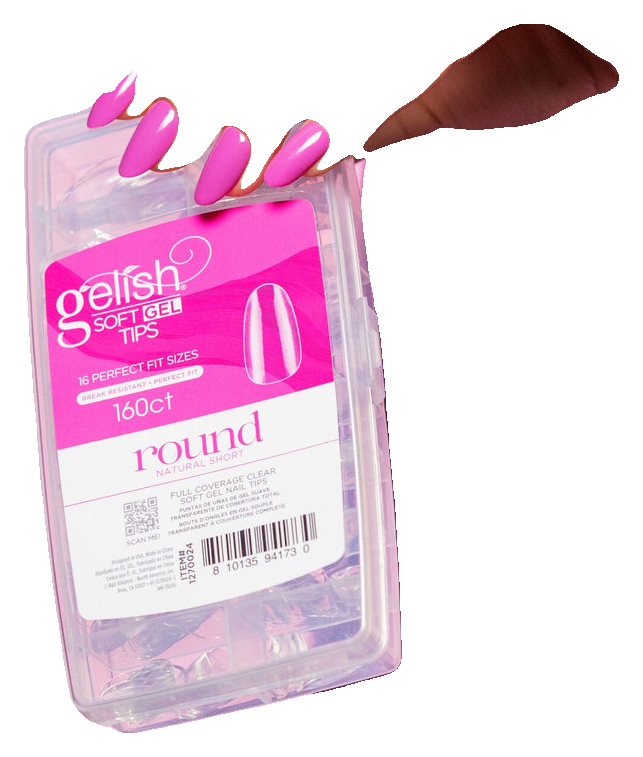 Soft Gel™ Tips - Short Round 160CT (5)