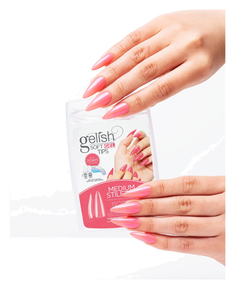Soft Gel™ TIPS - STILETTO MEDIUM 110CT (4)