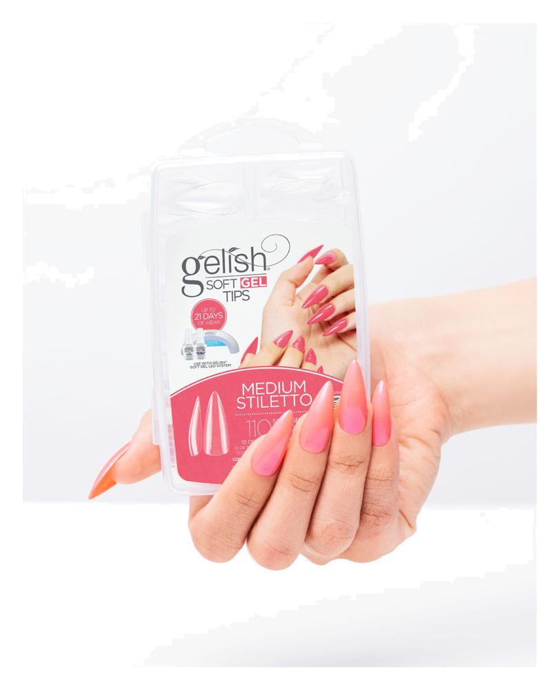 Soft Gel™ TIPS - STILETTO MEDIUM 110CT (5)