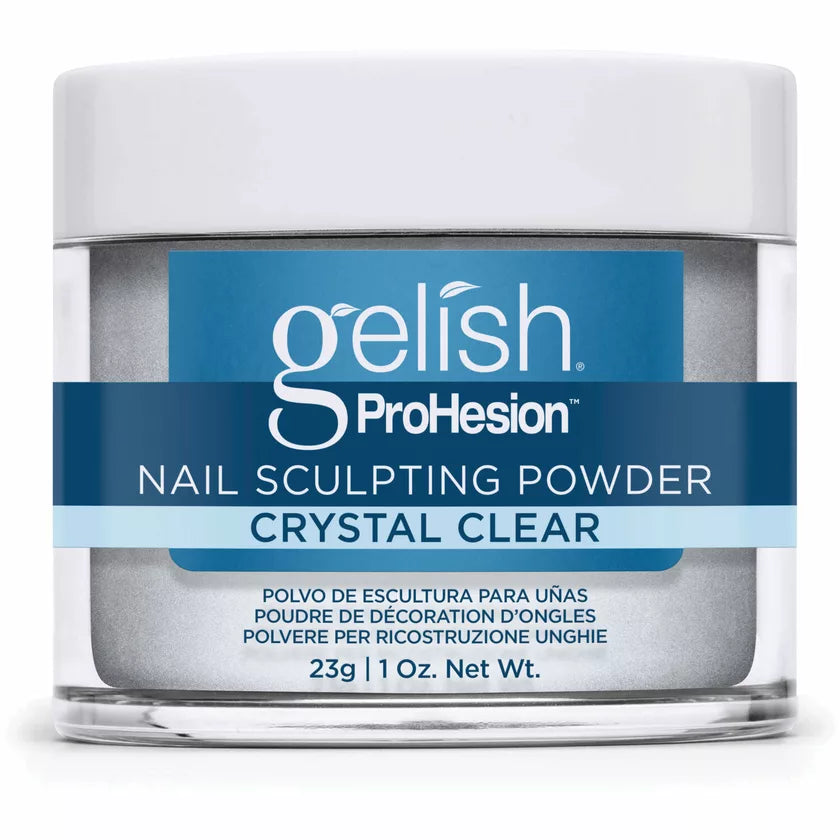 GELISH PROHESION NAIL SCULPTING POWDER CRYSTAL CLEAR, 0.8 0Z - Gelish Dip Powder