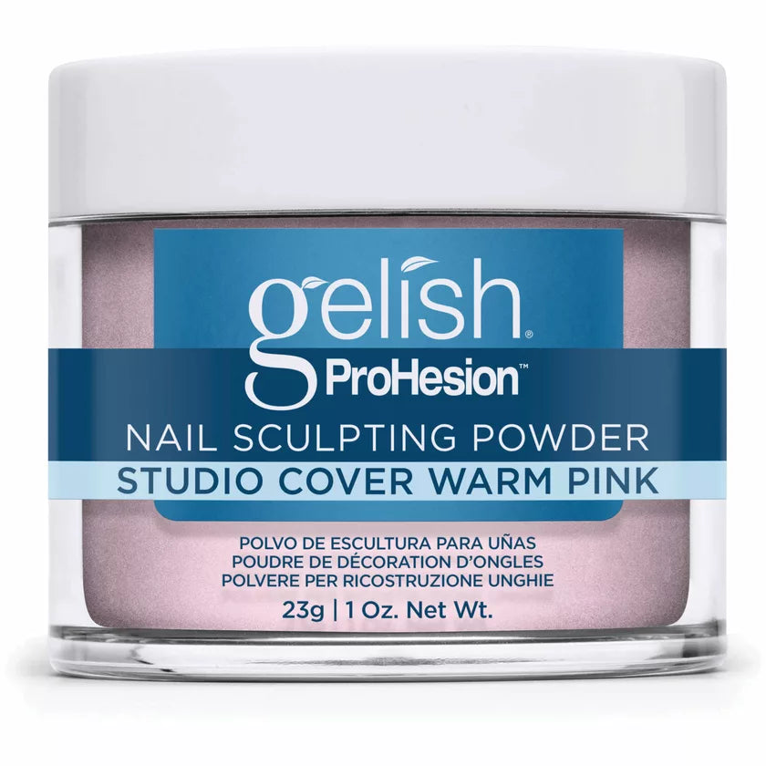 GELISH PROHESION NAIL SCULPTING POWDER STUDIO COVER WARM PINK, 0.8 0Z - Gelish Dip Powder