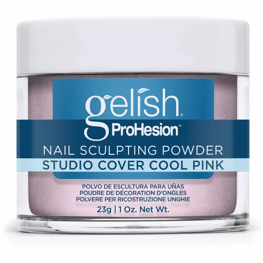 GELISH PROHESION NAIL SCULPTING POWDER STUDIO COVER COOL PINK, 0.8 OZ. - Gelish Dip Powder
