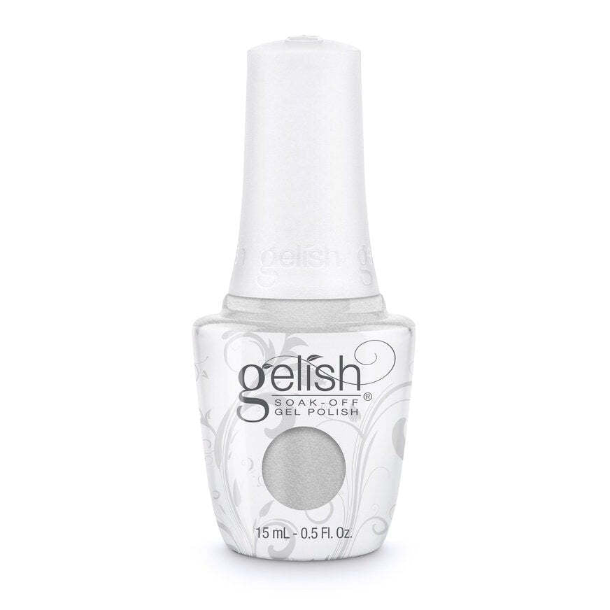 Gelish Gel Polish – Dreaming Of Gleaming | Dense Silver Metallic | Soak Off 15ml | 21 Days Chip-Free