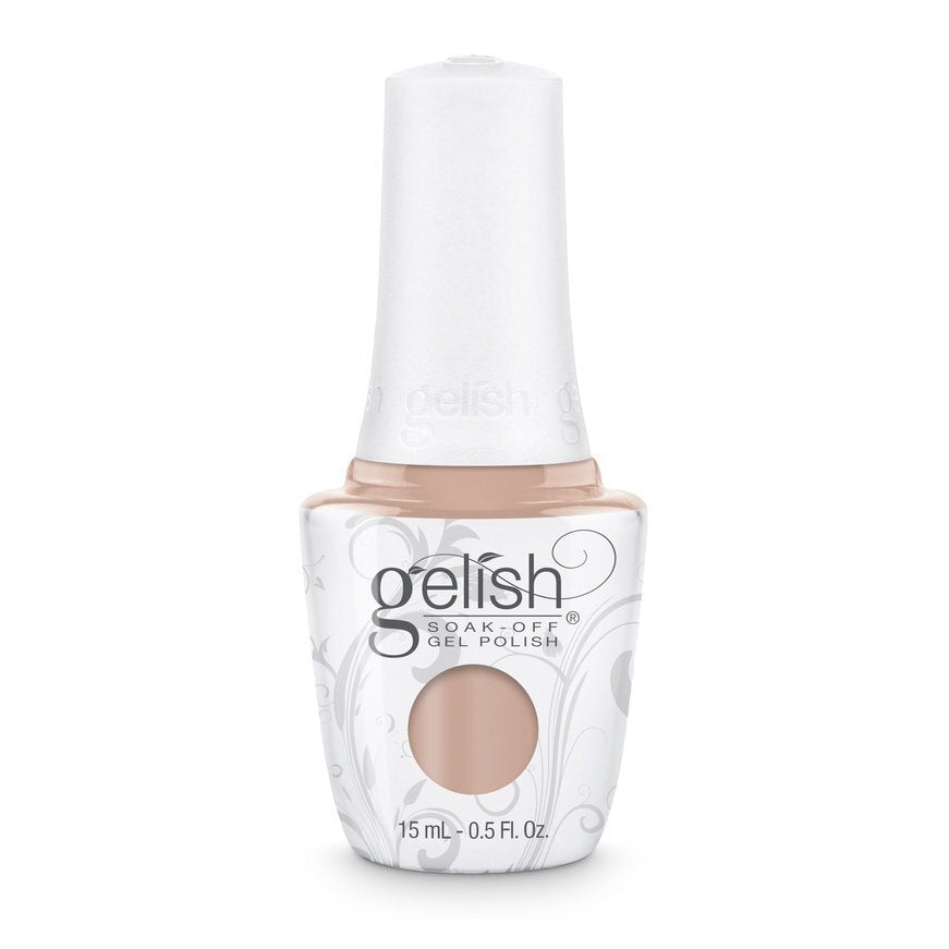 Gelish Gel Polish – She's A Natural | Warm Taupe Crème | Soak Off 15ml | 21 Days Chip-Free