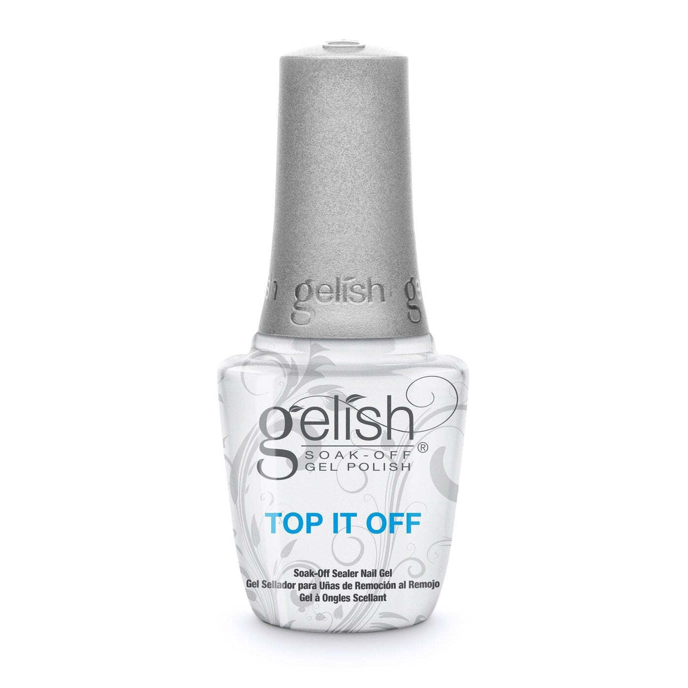 Gelish Top It Off – Soak-Off Sealer Gel | High-Shine Gel Top Coat | 15ml