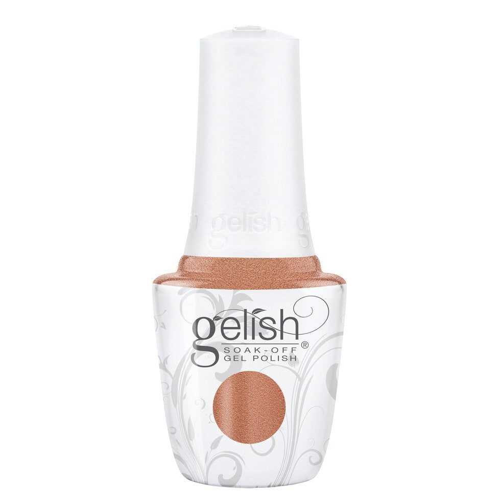 Gelish Gel Polish – Copper Dream | Warm Copper Metallic | Soak Off 15ml | 21 Days Chip-Free