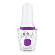 Gelish Gel Polish – You Glare I Glow | Dark Purple Shimmer | Soak Off 15ml | 21 Days Chip-Free