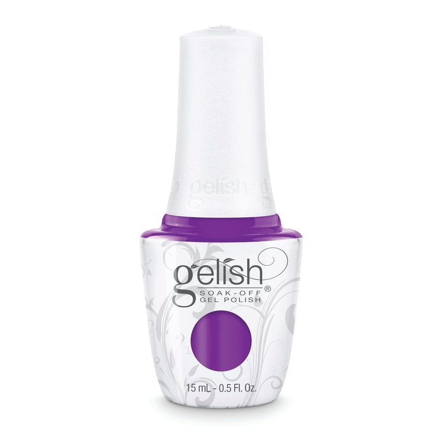 Gelish Gel Polish – You Glare I Glow | Dark Purple Shimmer | Soak Off 15ml | 21 Days Chip-Free