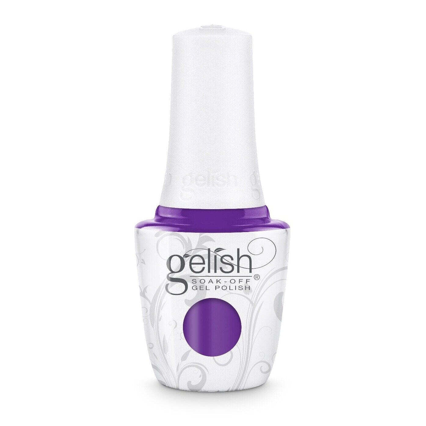 Gelish Gel Polish – One Piece Or Two | Neon Purple Crème | Soak Off 15ml | 21 Days Chip-Free