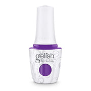 Gelish Gel Polish – One Piece Or Two | Neon Purple Crème | Soak Off 15ml | 21 Days Chip-Free