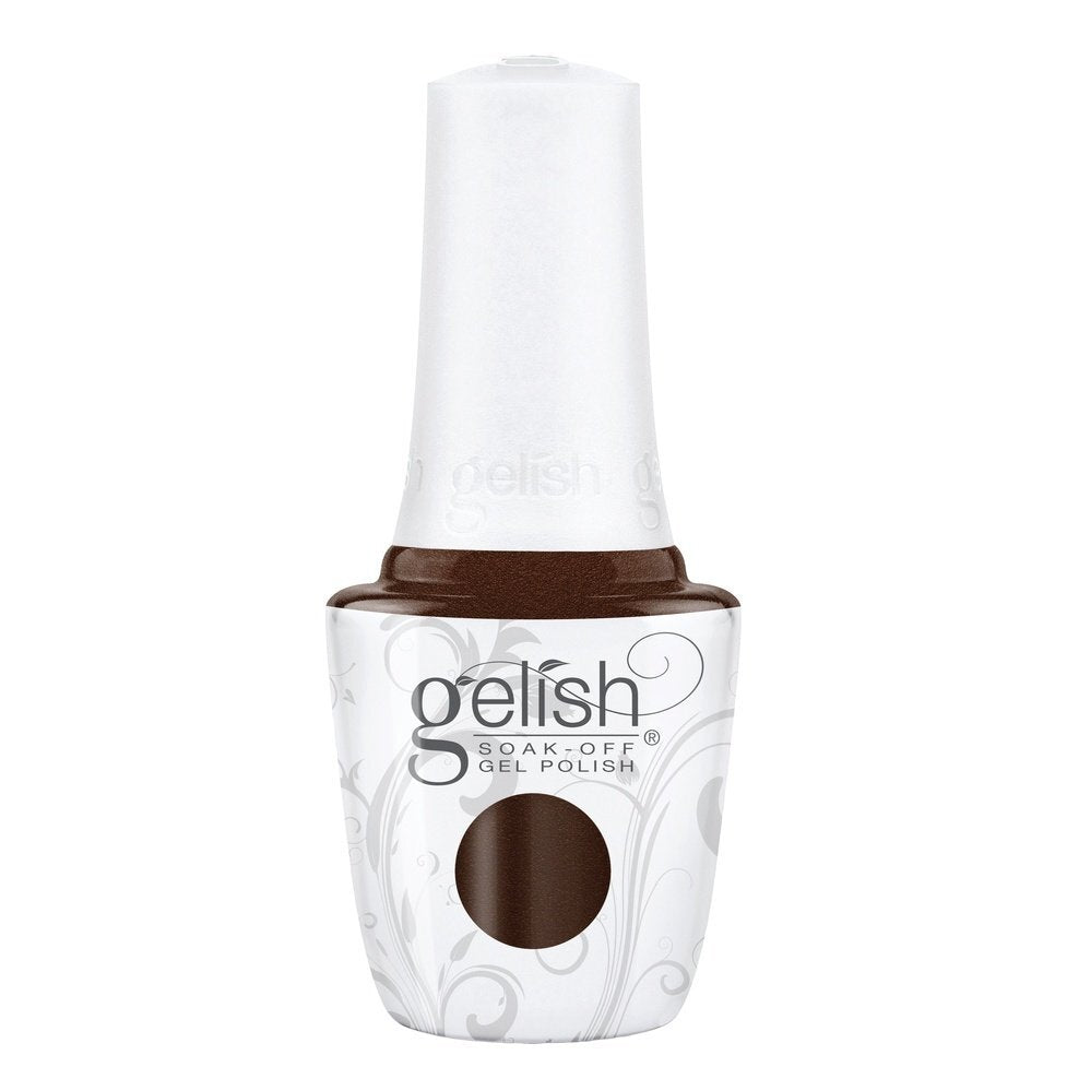 Gelish Gel Polish – Shooting Star | Chocolate Brown Shimmer | Soak Off 15ml | 21 Days Chip-Free