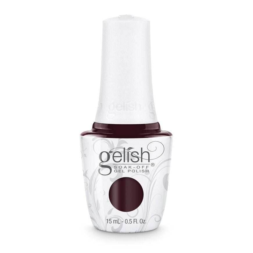 Gelish Gel Polish – The Camera Loves Me | Classic Burgundy Crème | Soak Off 15ml | 21 Days Chip-Free
