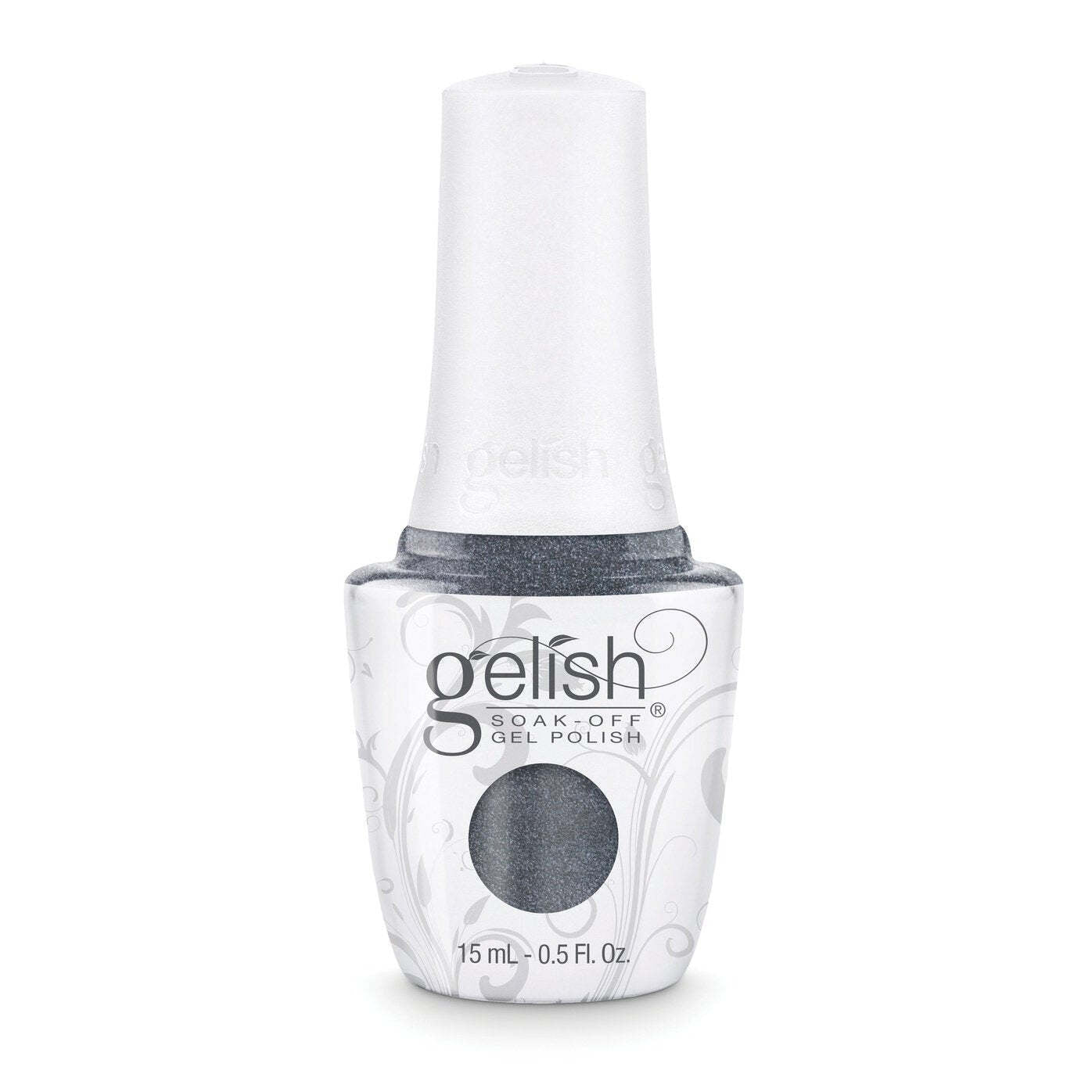 Gelish Gel Polish – Midnight Caller | Grey Shimmer | Soak Off 15ml | 21 Days Chip-Free