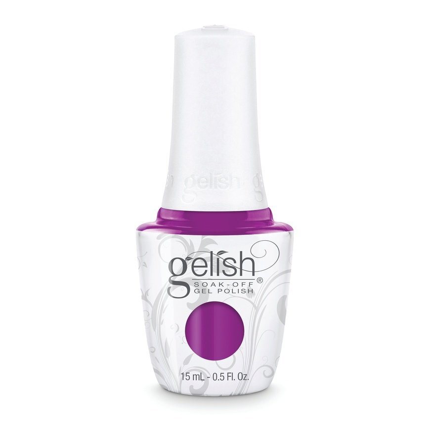 Gelish Gel Polish – Carnaval Hangover | Neon Purple Crème | Soak Off 15ml | 21 Days Chip-Free