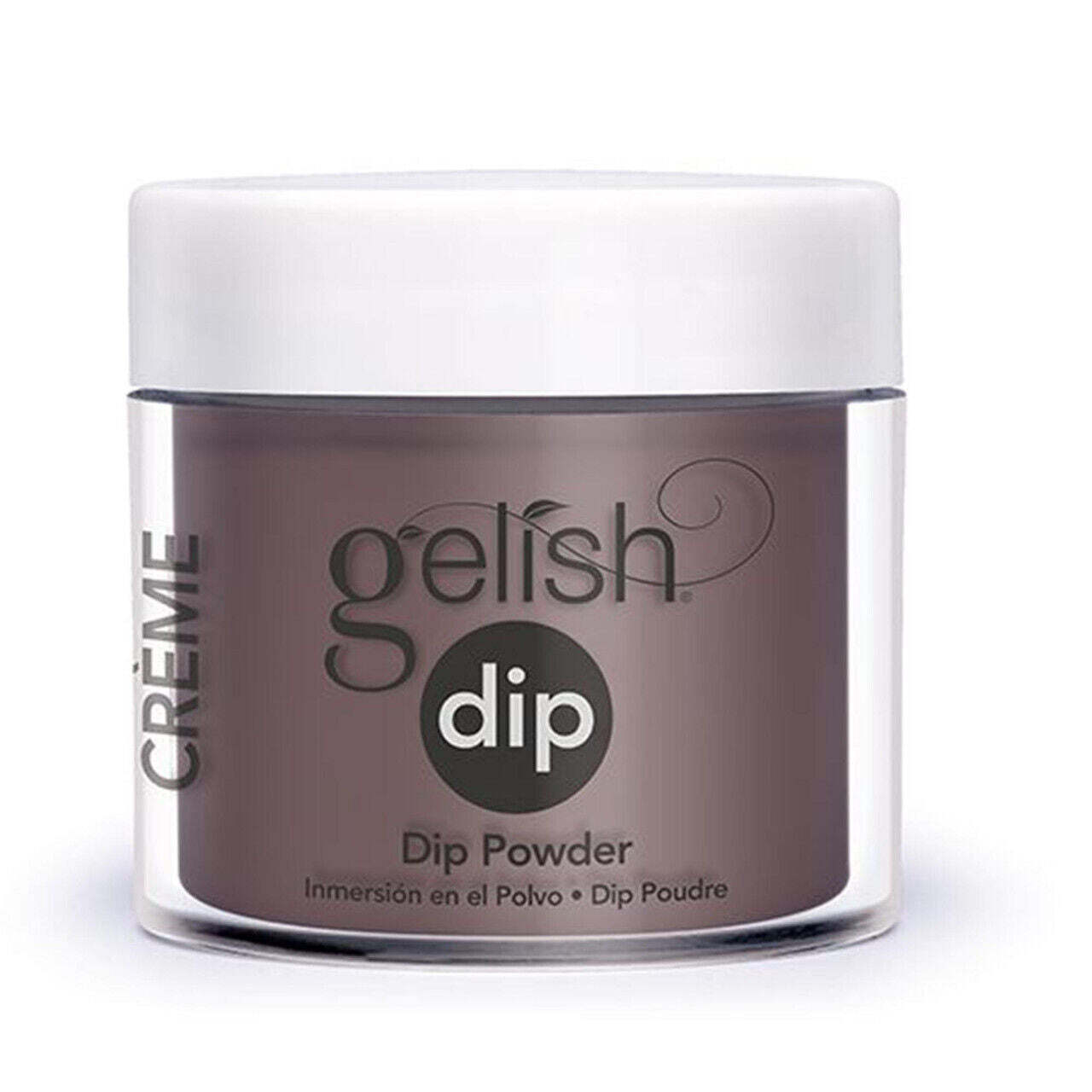 Gelish Dip Powder – On The Fringe | Cool Taupe Grey | Vegan Nail Dip System 23g