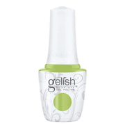 Gelish Gel Polish – Into The Limelight | Neon Yellow-Green Crème | Soak Off 15ml | 21 Days Chip-Free