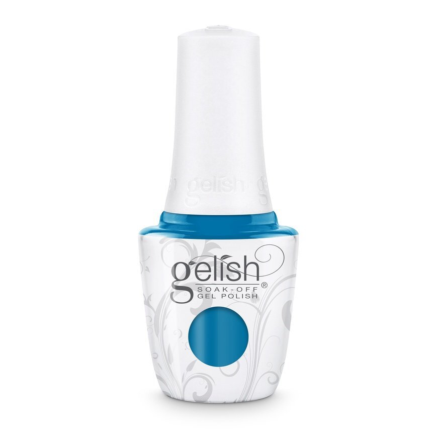 Gelish Gel Polish – Feeling Swim-Sical | Blue Teal Crème | Soak Off 15ml | 21 Days Chip-Free